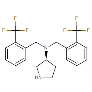 820983-85-5  3-Pyrrolidinamine, N,N-bis[[2-(trifluoromethyl)phenyl]methyl]-, (3S)-