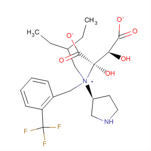 820983-88-8  3-Pyrrolidinamine, N-(2-ethylbutyl)-N-[[2-(trifluoromethyl)phenyl]methyl]-,(3S)-, (2S,3S)-2,3-dihydroxybutanedioate