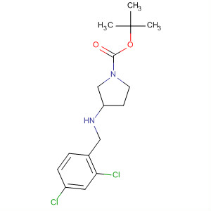 820985-37-3  1-Pyrrolidinecarboxylic acid, 3-[[(2,4-dichlorophenyl)methyl]amino]-,1,1-dimethylethyl ester, (3S)-