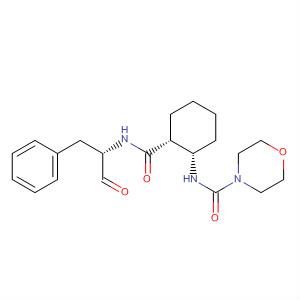 820989-71-7  4-Morpholinecarboxamide,N-[(1S,2R)-2-[[[(1S)-1-formyl-2-phenylethyl]amino]carbonyl]cyclohexyl]-