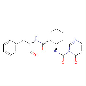 820990-59-8  3-Pyridazinecarboxamide,N-[(1S,2R)-2-[[[(1S)-1-formyl-2-phenylethyl]amino]carbonyl]cyclohexyl]-1,6-dihydro-6-oxo-