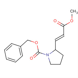 820994-18-1  1-Pyrrolidinecarboxylic acid, 2-[(1E)-3-methoxy-3-oxo-1-propenyl]-,phenylmethyl ester, (2S)-