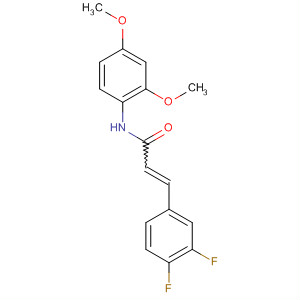 821004-86-8  2-Propenamide, 3-(3,4-difluorophenyl)-N-(2,4-dimethoxyphenyl)-