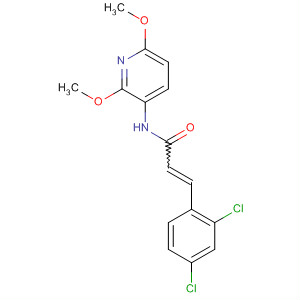 821005-50-9  2-Propenamide, 3-(2,4-dichlorophenyl)-N-(2,6-dimethoxy-3-pyridinyl)-
