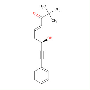 821775-54-6  4-Nonen-8-yn-3-one, 7-hydroxy-2,2-dimethyl-9-phenyl-, (4E,7R)- 821775-54-6  4-Nonen-8-yn-3-one, 7-hydroxy-2,2-dimethyl-9-phenyl-, (4E,7R)-