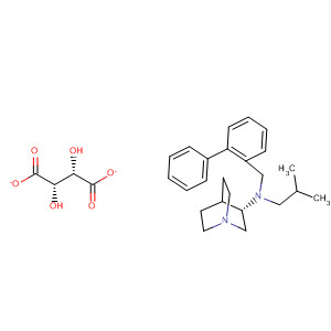 821781-49-1  1-Azabicyclo[2.2.2]octan-3-amine,N-([1,1'-biphenyl]-2-ylmethyl)-N-(2-methylpropyl)-, (3S)-,(2S,3S)-2,3-dihydroxybutanedioate (1:1)
