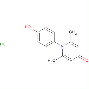 821789-66-6  4(1H)-Pyridinone, 1-(4-hydroxyphenyl)-2,6-dimethyl-, hydrochloride