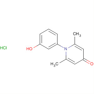 821789-67-7  4(1H)-Pyridinone, 1-(3-hydroxyphenyl)-2,6-dimethyl-, hydrochloride