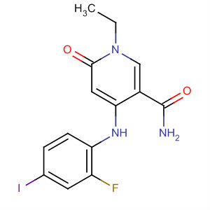 821790-22-1  3-Pyridinecarboxamide,1-ethyl-4-[(2-fluoro-4-iodophenyl)amino]-1,6-dihydro-6-oxo-