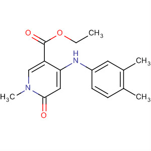 821790-52-7  3-Pyridinecarboxylic acid,4-[(3,4-dimethylphenyl)amino]-1,6-dihydro-1-methyl-6-oxo-, ethyl ester