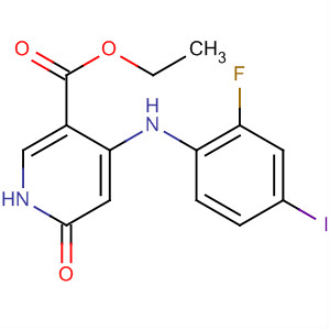 821790-93-6  3-Pyridinecarboxylic acid,4-[(2-fluoro-4-iodophenyl)amino]-1,6-dihydro-6-oxo-, ethyl ester
