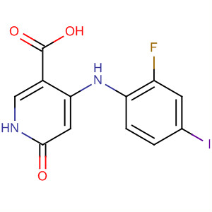 821790-94-7  3-Pyridinecarboxylic acid,4-[(2-fluoro-4-iodophenyl)amino]-1,6-dihydro-6-oxo-