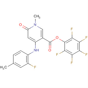 821791-41-7  3-Pyridinecarboxylic acid,4-[(2-fluoro-4-methylphenyl)amino]-1,6-dihydro-1-methyl-6-oxo-,pentafluorophenyl ester