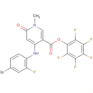 821791-45-1  3-Pyridinecarboxylic acid,4-[(4-bromo-2-fluorophenyl)amino]-1,6-dihydro-1-methyl-6-oxo-,pentafluorophenyl ester