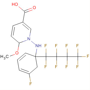 821791-50-8  3-Pyridinecarboxylic acid,4-[[2-fluoro-4-(nonafluorobutyl)phenyl]amino]-1,6-dihydro-1-methyl-6-oxo-
