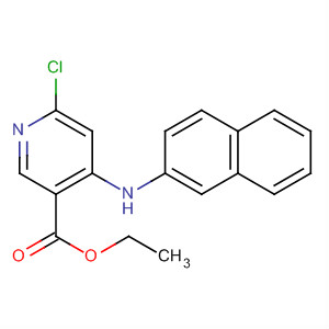 821791-51-9  3-Pyridinecarboxylic acid, 6-chloro-4-(2-naphthalenylamino)-, ethylester