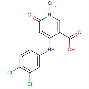 821791-60-0  3-Pyridinecarboxylic acid,4-[(3,4-dichlorophenyl)amino]-1,6-dihydro-1-methyl-6-oxo-