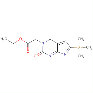 821797-46-0  3H-Pyrrolo[2,3-d]pyrimidine-3-acetic acid,1,2-dihydro-2-oxo-6-(trimethylsilyl)-, ethyl ester