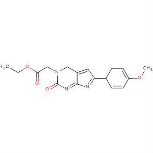 821797-48-2  3H-Pyrrolo[2,3-d]pyrimidine-3-acetic acid,1,2-dihydro-6-(4-methoxyphenyl)-2-oxo-, ethyl ester