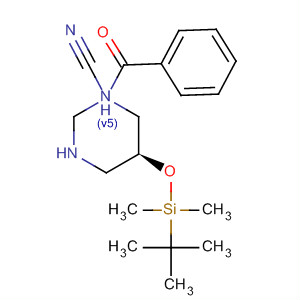 821806-82-0  3-Pyridazinecarbonitrile,1-benzoyl-5-[[(1,1-dimethylethyl)dimethylsilyl]oxy]hexahydro-, (3S,5S)-