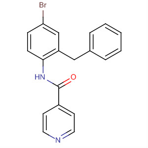 82211-35-6  4-Pyridinecarboxamide, N-[4-bromo-2-(phenylmethyl)phenyl]-