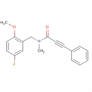 823188-95-0  2-Propynamide,N-[(5-fluoro-2-methoxyphenyl)methyl]-N-methyl-3-phenyl-