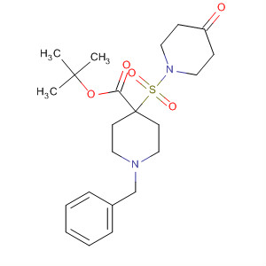 823191-35-1  4-Piperidinecarboxylic acid,4-[(4-oxo-1-piperidinyl)sulfonyl]-1-(phenylmethyl)-, 1,1-dimethylethylester