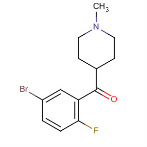 823191-40-8  Methanone, (5-bromo-2-fluorophenyl)(1-methyl-4-piperidinyl)-