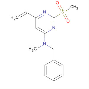 823220-86-6  4-Pyrimidinamine,6-ethenyl-N-methyl-2-(methylsulfonyl)-N-(phenylmethyl)-
