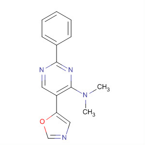 823796-27-6  4-Pyrimidinamine, N,N-dimethyl-5-(5-oxazolyl)-2-phenyl-