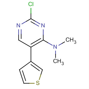 823796-58-3  4-Pyrimidinamine, 2-chloro-N,N-dimethyl-5-(3-thienyl)-