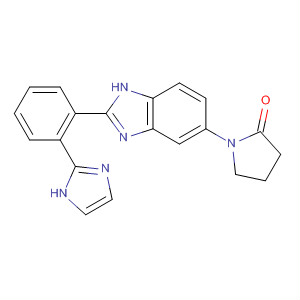 824394-47-0  2-Pyrrolidinone,1-[2-[2-(1H-imidazol-2-yl)phenyl]-1H-benzimidazol-5-yl]-
