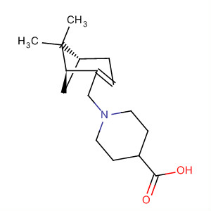 824403-24-9  4-Piperidinecarboxylic acid,1-[[(1S,5R)-6,6-dimethylbicyclo[3.1.1]hept-2-en-2-yl]methyl]-