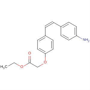 800382-36-9  Acetic acid, [4-[(1Z)-2-(4-aminophenyl)ethenyl]phenoxy]-, ethyl ester