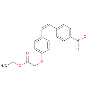 800382-51-8  Acetic acid, [4-[(1Z)-2-(4-nitrophenyl)ethenyl]phenoxy]-, ethyl ester