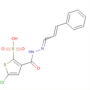 800402-44-2  2-Thiophenesulfonic acid, 5-chloro-,(2E)-(3-phenyl-2-propenylidene)hydrazide
