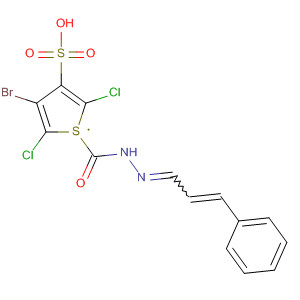 800402-48-6  3-Thiophenesulfonic acid, 4-bromo-2,5-dichloro-,(2E)-(3-phenyl-2-propenylidene)hydrazide