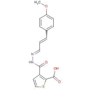 800402-88-4  2-Thiophenecarboxylic acid,(2E)-[3-(4-methoxyphenyl)-2-propenylidene]hydrazide