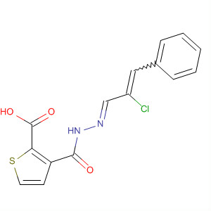 800402-99-7  2-Thiophenecarboxylic acid,(2E)-(2-chloro-3-phenyl-2-propenylidene)hydrazide