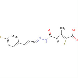 800403-00-3  2-Thiophenecarboxylic acid, 3-methyl-,(2E)-[3-(4-fluorophenyl)-2-propenylidene]hydrazide