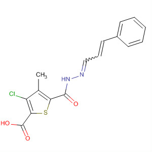 800403-26-3  2-Thiophenecarboxylic acid, 3-chloro-4-methyl-,(2E)-(3-phenyl-2-propenylidene)hydrazide