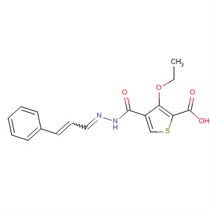 800403-37-6  2-Thiophenecarboxylic acid, 3-ethoxy-,(2E)-(3-phenyl-2-propenylidene)hydrazide