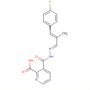 800403-77-4  2-Pyridinecarboxylic acid,(2E)-[3-(4-fluorophenyl)-2-methyl-2-propenylidene]hydrazide