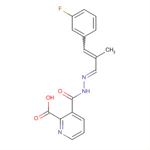 800403-78-5  2-Pyridinecarboxylic acid,(2E)-[3-(3-fluorophenyl)-2-methyl-2-propenylidene]hydrazide