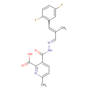 800404-74-4  2-Pyridinecarboxylic acid, 6-methyl-,(2E)-[3-(2,5-difluorophenyl)-2-methyl-2-propenylidene]hydrazide