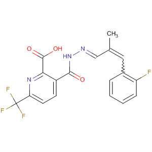 800404-96-0  2-Pyridinecarboxylic acid, 6-(trifluoromethyl)-,(2E)-[3-(2-fluorophenyl)-2-methyl-2-propenylidene]hydrazide