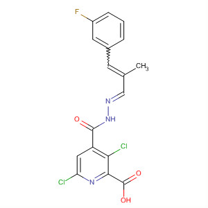 800404-99-3  2-Pyridinecarboxylic acid, 3,6-dichloro-,(2E)-[3-(3-fluorophenyl)-2-methyl-2-propenylidene]hydrazide