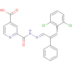 800405-12-3  4-Pyridinecarboxylic acid,(2E)-[3-(2,6-dichlorophenyl)-2-phenyl-2-propenylidene]hydrazide