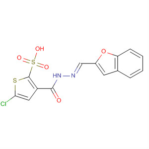 800406-11-5  2-Thiophenesulfonic acid, 5-chloro-,(2E)-(2-benzofuranylmethylene)hydrazide