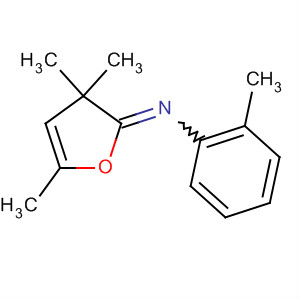 80242-76-8  Benzenamine, 2-methyl-N-(3,3,5-trimethyl-2(3H)-furanylidene)-